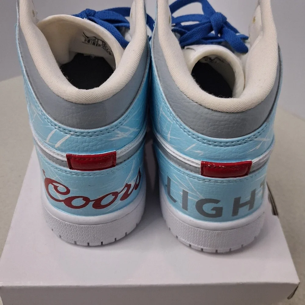 Nike Air Jordan 1 Mid Coors Light Custom Size 6Y